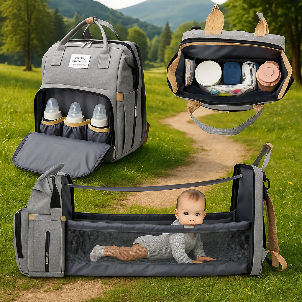 Mochila con cambiador multifunción